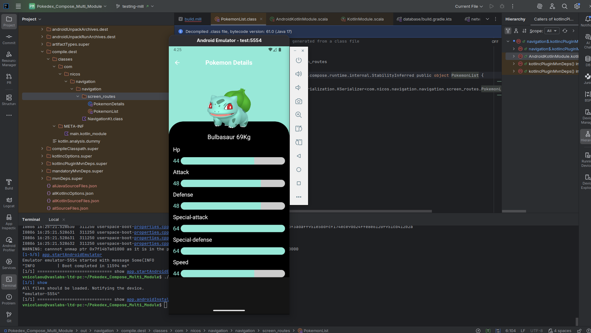 A multi-module Android app built with Mill