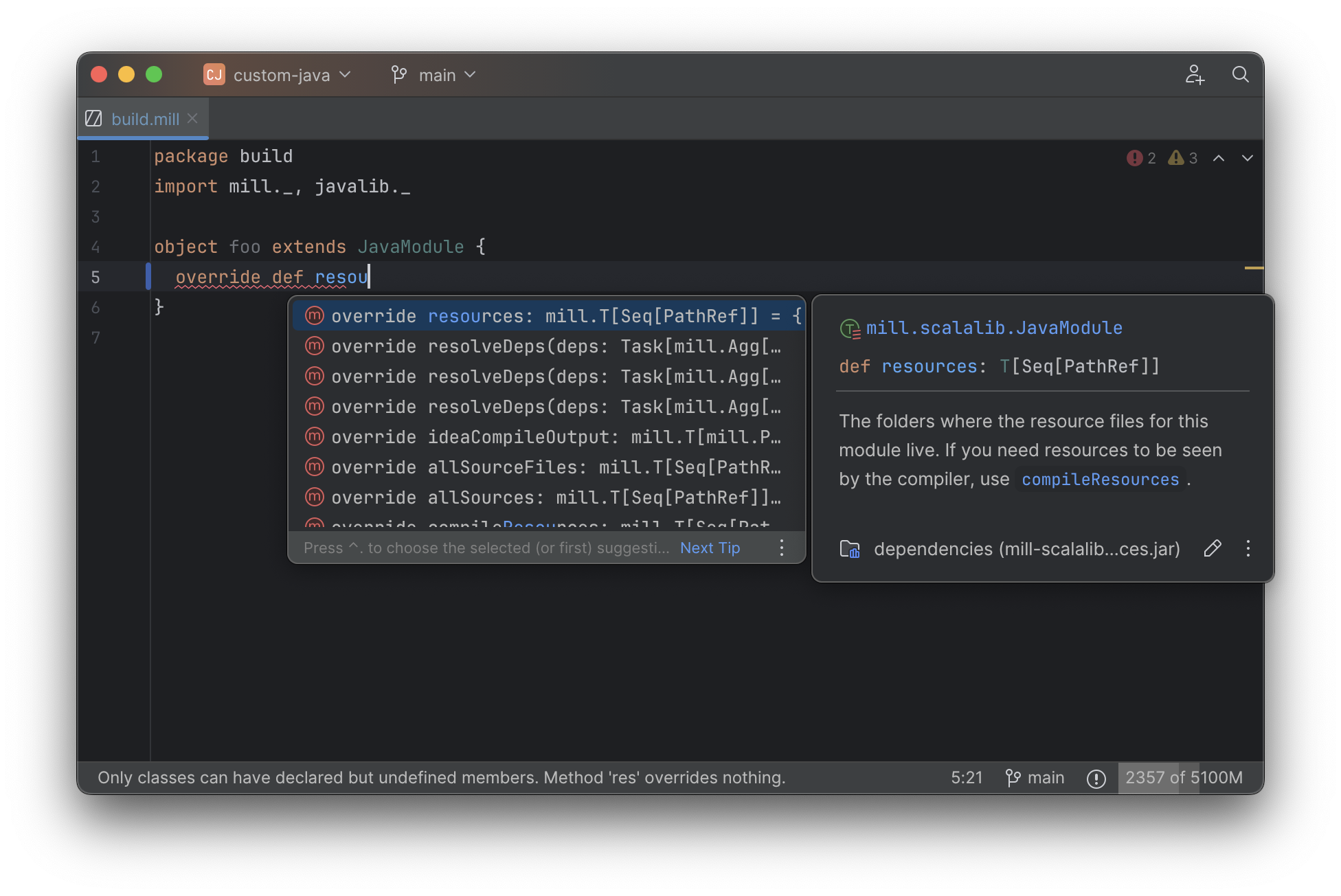 IntellijOverrideAutocomplete